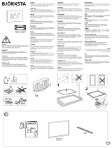 IKEA BJÖRKSTA Picture Manual de utilizare