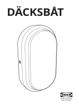 IKEA DÄCKSBÅT LED Wall Lamp Manual de utilizare