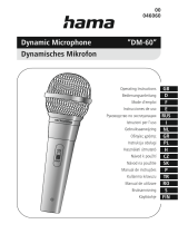 Hama DM-60 Dynamic Microphone Manual de utilizare
