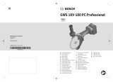 Bosch Power Tools GmbH GWS 18V-180 PC Manual de utilizare