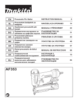 Makita AF353 Manual de utilizare