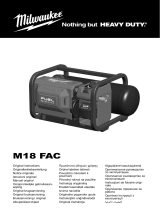 Milwaukee M18 FAC Manual de utilizare