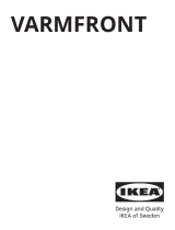 IKEA VARMFRONT Manual de utilizare