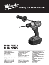 Milwaukee M18 FDD3 Manual de utilizare