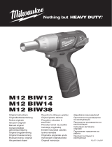 Milwaukee M12 BIW14 Manual de utilizare