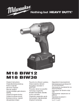 Milwaukee M18 BIW38 Manual de utilizare