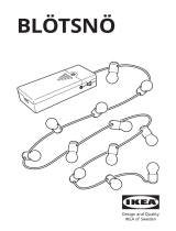 IKEA LÖTSNÖ LED String Light Manual de utilizare