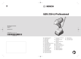 Bosch GDS 250-LI Manual de utilizare