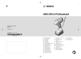 Bosch GDS 250-LI Manual de utilizare