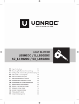 Vonroc LB502DC Leaf Blower Manual de utilizare