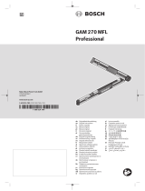 Bosch GAM 270 MFL Manual de utilizare