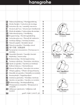 Hansgrohe Trio/Quattro S Valves Manual de utilizare