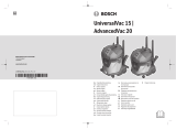 Bosch UniversalVac 15 Manual de utilizare
