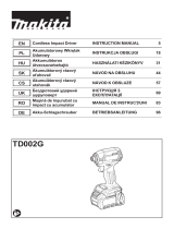 Makita TD002G Manual de utilizare