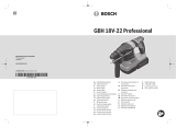 Bosch GBH 18V-22 Manual de utilizare