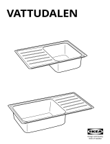 IKEA VATTUDALEN Manual de utilizare