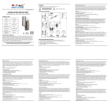 V TAC V-TAC VT-7622PIR Outdoor Wall Lamp Manual de utilizare