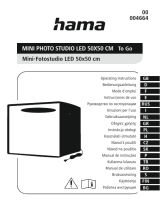 Hama 50X50cm Mini Photo Studio LED Manual de utilizare