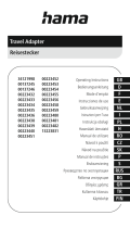Hama Travel Adapter Manual de utilizare