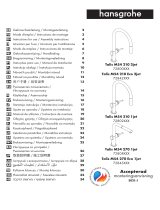 Hansgrohe Talis M54 210 2jet 72800XXX Single Lever Kitchen Mixer Manual de utilizare