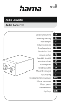 Hama 00083180 Manual de utilizare