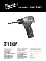 Milwaukee M12 FDD2 Manual de utilizare