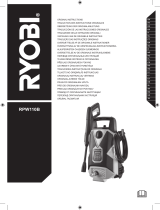 Ryobi RPW110B Electric High Pressure Cleaner Manual de utilizare