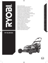 Ryobi RY18LMX40A 40cm Cordless Brushless Lawn Mower Manual de utilizare