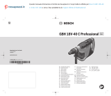 Bosch GBH 18V-40 C Manual de utilizare