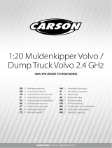 Carson 2.4 GHz Dump Truck Volvo Manual de utilizare