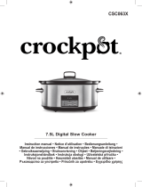 CrockPot CSC063X Manual de utilizare