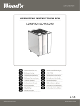 Woods LD48PRO+ Maximum Capacity Clothes Dryer Dehumidifier Instrucțiuni de utilizare