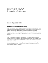 Lenovo CD-4N342Y Instrucțiuni de utilizare