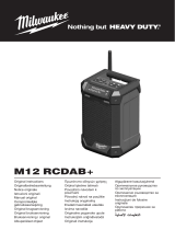Milwaukee M12RCDAB Radio charge Instrucțiuni de utilizare