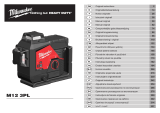 Milwaukee M12 3PL Plane Laser kit Instrucțiuni de utilizare