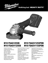 Milwaukee M18 FSAGV125XPDB-0X Instrucțiuni de utilizare