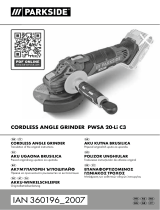 Parkside PWSA 20-Li C3 Instrucțiuni de utilizare