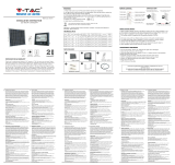 V TAC V-TAC VT-25W 4000K 8573 LED outdoor wall light Instrucțiuni de utilizare