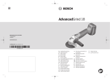 Bosch AdvancedGrind 18 Instrucțiuni de utilizare