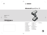 Bosch AdvancedImpactDrive 18 Instrucțiuni de utilizare