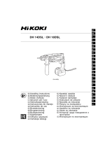 Hikoki DH 14DSL Li-Ion Cordless Rotary Hammer Instrucțiuni de utilizare