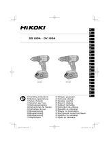 Hikoki DS 18DA 18V Cordless Driver Drill Instrucțiuni de utilizare