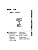 Hikoki WR36DA Cordless Impact Wrench Instrucțiuni de utilizare