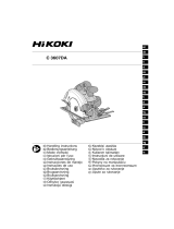 Hikoki C 3607DA Cordless Circular Saw Instrucțiuni de utilizare