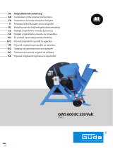 Güde GWS 600 EC 230 Volt Rocking saw Instrucțiuni de utilizare