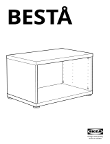 IKEA BESTÅ 394.416.15 Wall Mounted Cabinet Combination Instrucțiuni de utilizare