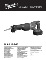 Milwaukee M18 BSX Instrucțiuni de utilizare