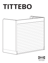 IKEA TITTEBO Instrucțiuni de utilizare