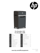 HP Pro Shredder 24CC Professional Powerful and Quiet Instrucțiuni de utilizare