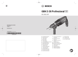 Bosch GBH 2-26 RE Instrucțiuni de utilizare